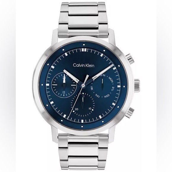 NWT Calvin Klein Stainless Steel Bracelet Watch 44mm - Picture 1 of 8